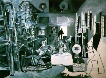 Abstract and Decorative Painting - Las Meninas After Velazquez 1957 Cubist